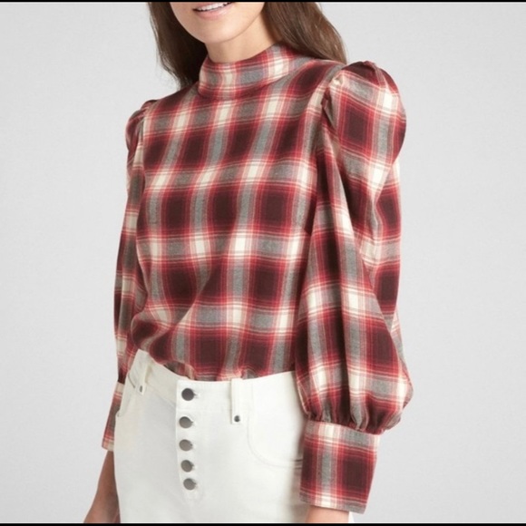 Gap Plaid Blouse - Picture 5 of 5